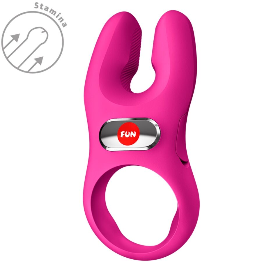 FUN FACTORY - NOS PRO VIBRATING COCK RING MAGENTA - NOCTURNA DESIRES