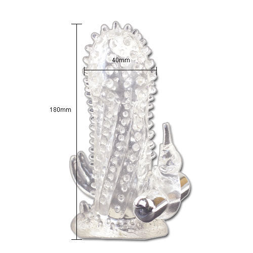 BAILE - BRAVE MAN RABBIT VIBRATOR PENIS EXTENSION BAILE FOR HIM NOCTURNA DESIRES