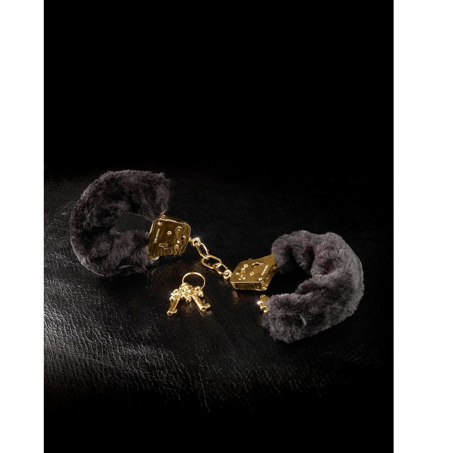 FETISH FANTASY GOLD - DELUXE FURRY CUFFS FETISH FANTASY GOLD NOCTURNA DESIRES