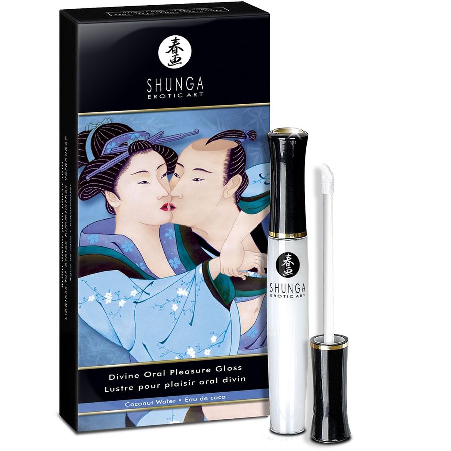 SHUNGA - DIVINE LIP GLOSS COCONUT WATER SHUNGA APHRODISIACS NOCTURNA DESIRES