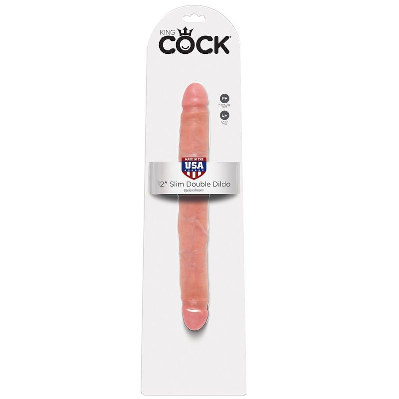 KING COCK - SLIM DOUBLE DILDO 30 CM KING COCK NOCTURNA DESIRES