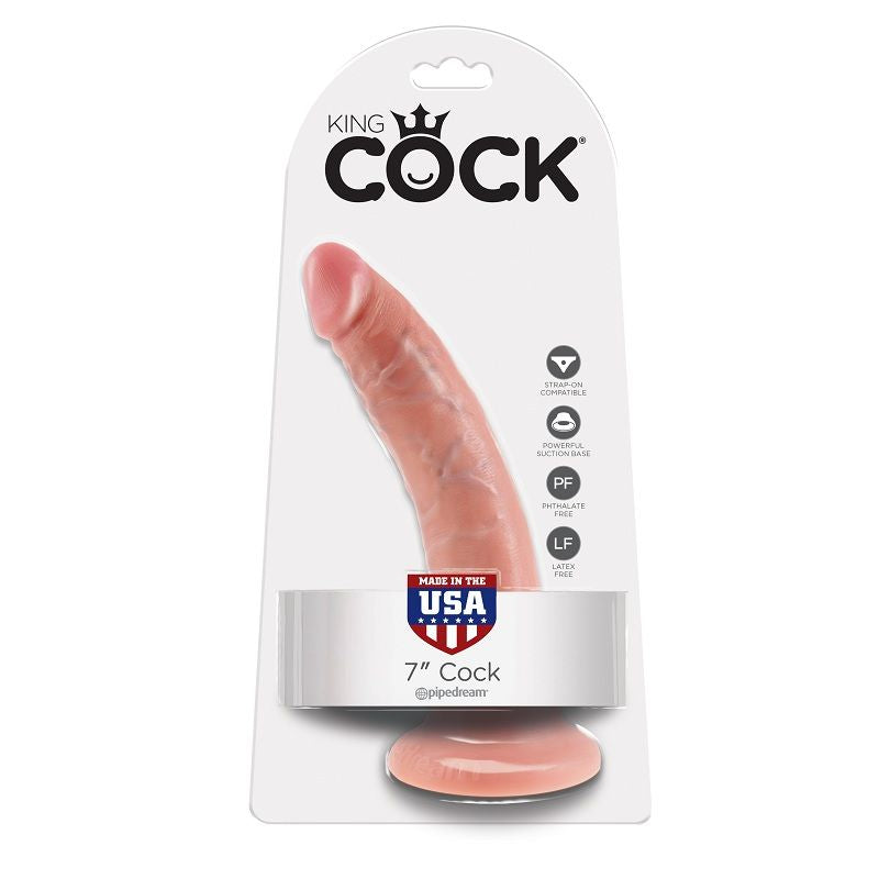 KING COCK - 7 DILDO FLESH 17.8 CM KING COCK NOCTURNA DESIRES