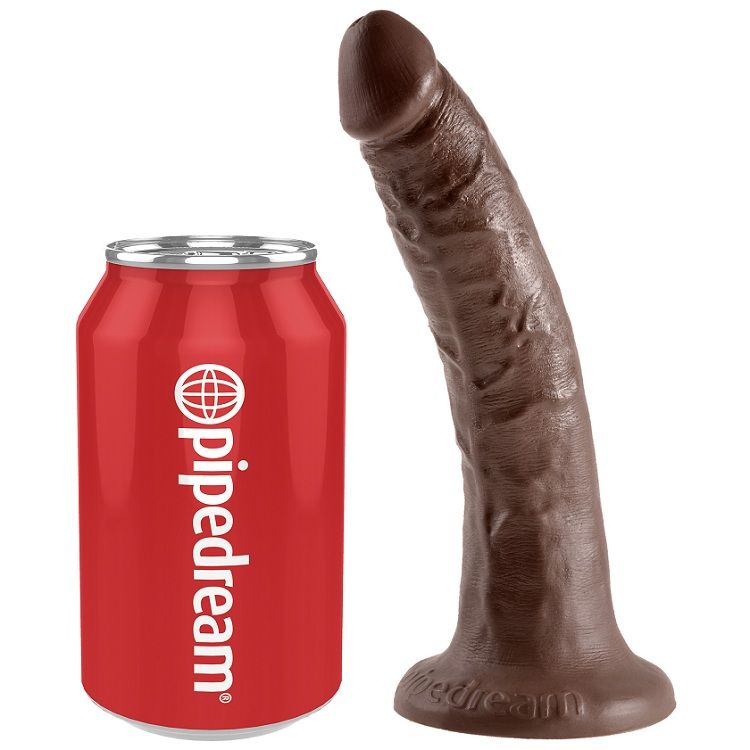 KING COCK - 7 DILDO CHOCOLATE 17.8 CM KING COCK NOCTURNA DESIRES
