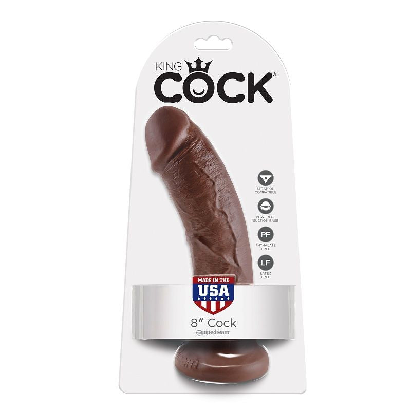 KING COCK - 8 DILDO BROWN 20.3 CM KING COCK NOCTURNA DESIRES