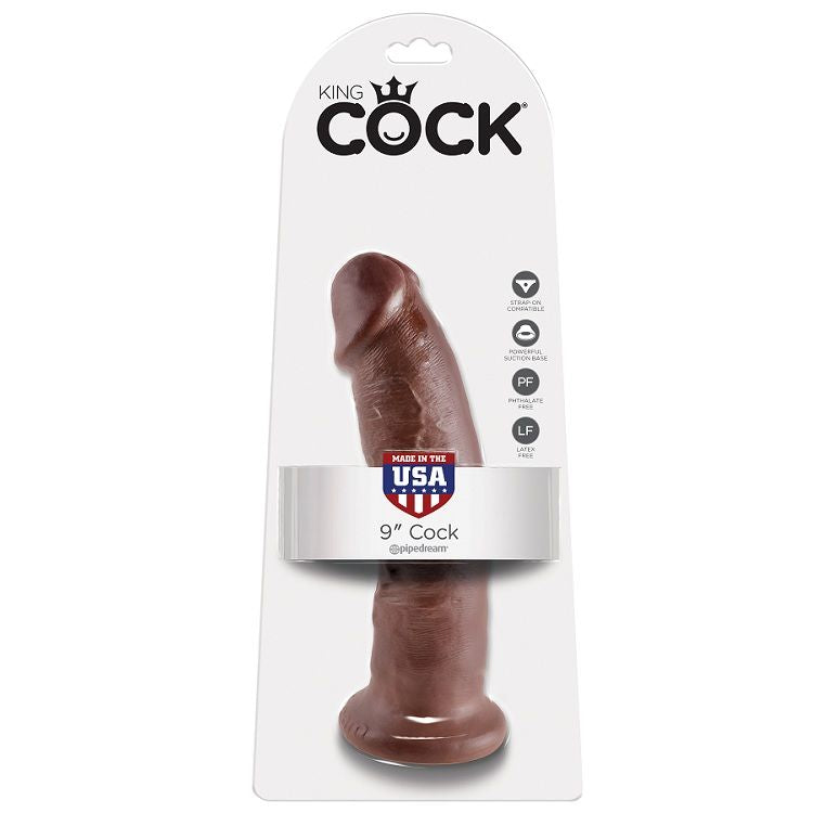 KING COCK - 9 DILDO BROWN 22.9 CM KING COCK NOCTURNA DESIRES