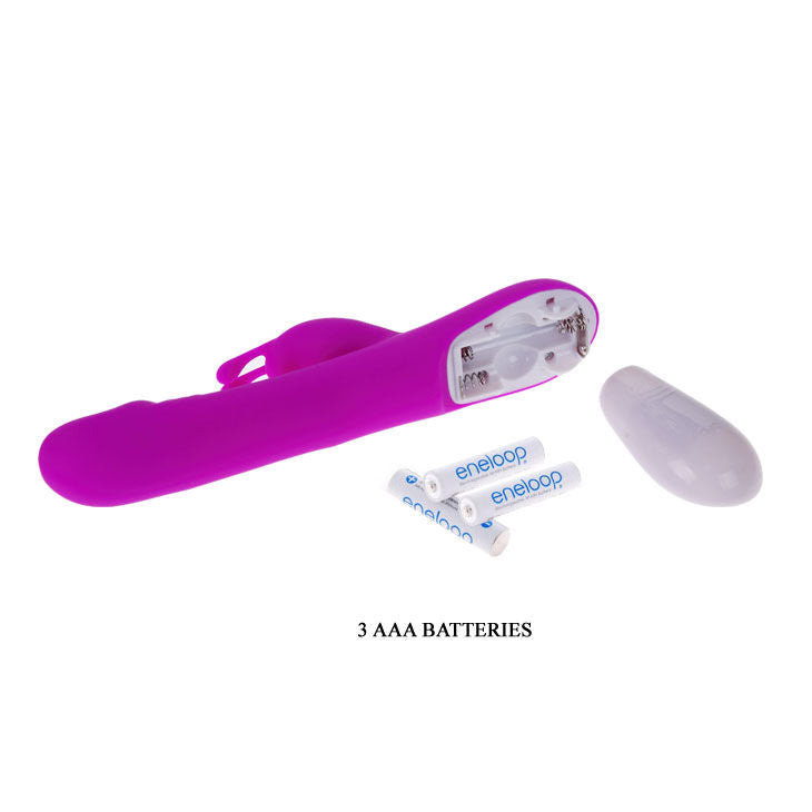 PRETTY LOVE - FLIRTATION ROBERT VIBRATOR WITH CLITORIS STIMULATOR PRETTY LOVE FLIRTATION NOCTURNA DESIRES