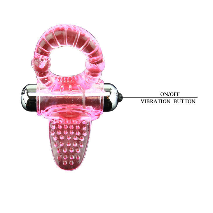 BAILE - SWEET ABS 10 RHYTHMS RING PINK VIBRATOR PENIS RING BAILE FOR HIM NOCTURNA DESIRES