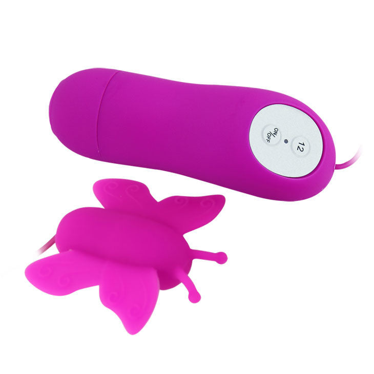 BAILE - LOVE EGGS BUTTERFLY CLITORIS STIMULATOR 12 SPEEDS LILAC REMOTE CONTROL BAILE STIMULATING NOCTURNA DESIRES