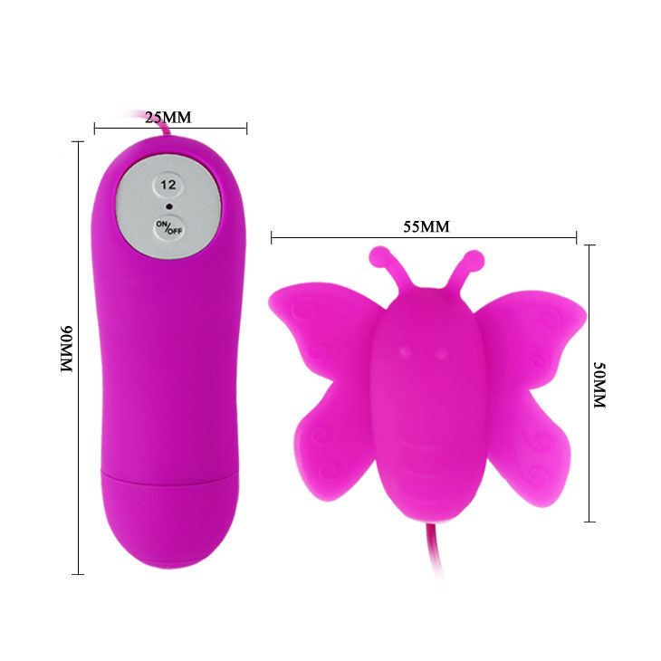 BAILE - LOVE EGGS BUTTERFLY CLITORIS STIMULATOR 12 SPEEDS LILAC REMOTE CONTROL BAILE STIMULATING NOCTURNA DESIRES