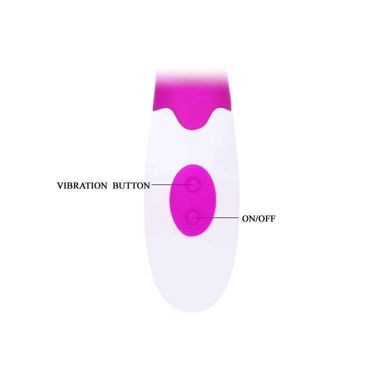 PRETTY LOVE - FLIRTATION ALVIS VIBRATOR WITH CLITORIS STIMULATOR PRETTY LOVE FLIRTATION NOCTURNA DESIRES