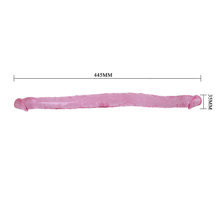 BAILE - PINK DOUBLE DONG 44.5 CM BAILE ANAL NOCTURNA DESIRES