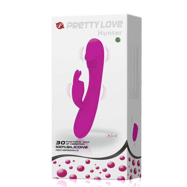 PRETTY LOVE - SMART VIBRATOR WITH RABBIT 30 HUNTER MODES PRETTY LOVE SMART NOCTURNA DESIRES