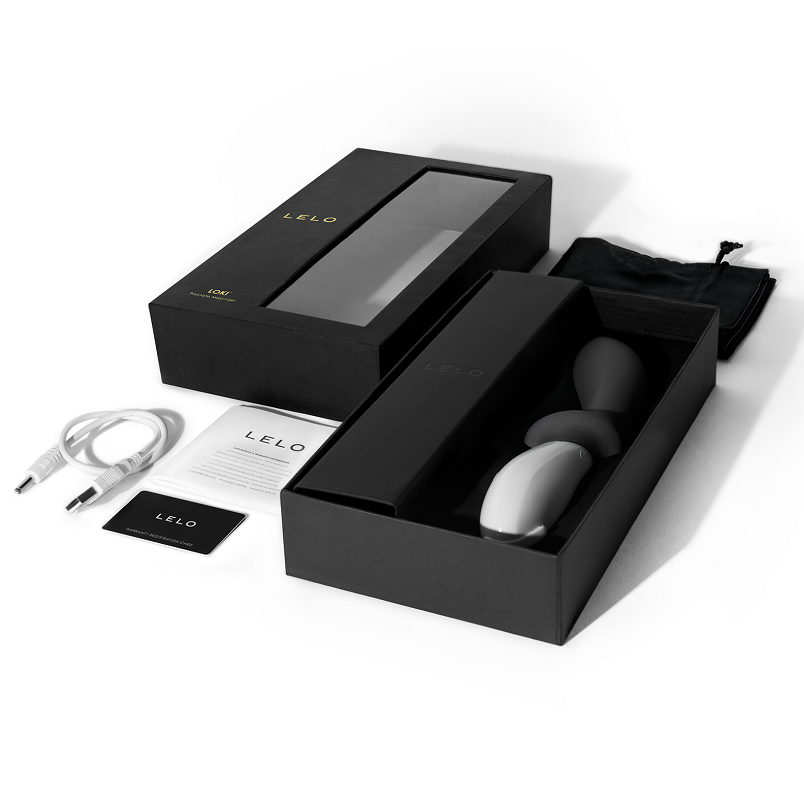 LELO - LOKI BLACK PROSTATIC VIBRATOR - NOCTURNA DESIRES