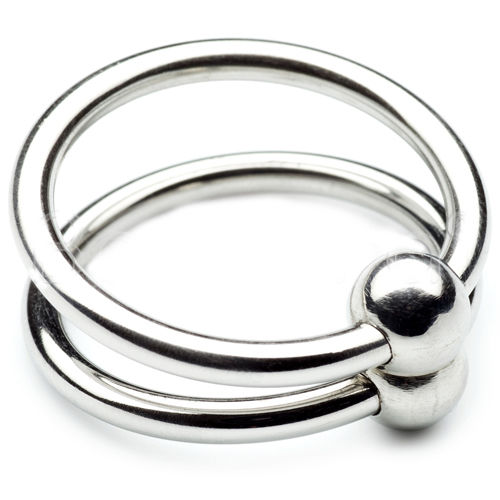 METAL HARD - DOUBLE STEEL RING 30MM METAL HARD NOCTURNA DESIRES