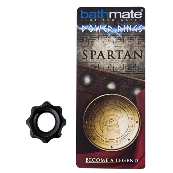 BATHMATE - SPARTAN BLACK PENIS RING BATHMATE NOCTURNA DESIRES