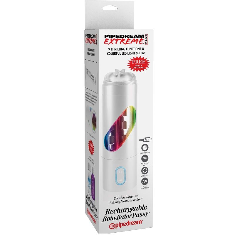 EXTREME TOYZ - ROTO BATOR USB MALE MASTURBATOR VAGINA EXTREME TOYZ NOCTURNA DESIRES