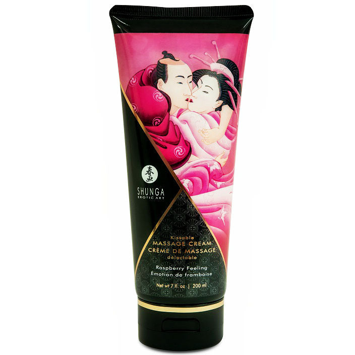 SHUNGA - RASPBERRY MASSAGE CREAM 200 ML SHUNGA MASSAGE CREAM NOCTURNA DESIRES