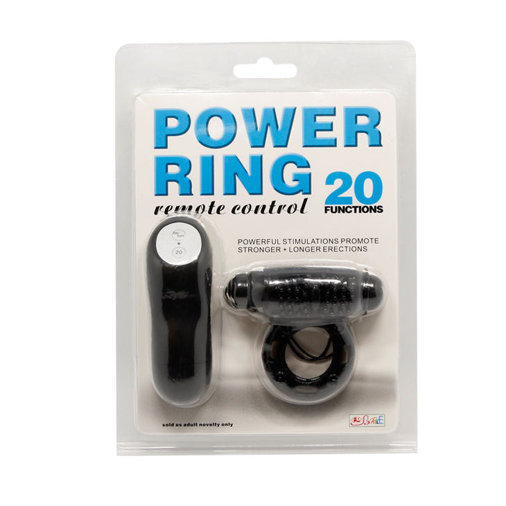 BAILE - RING REMOTE CONTROL BLACK 20V BAILE FOR HIM NOCTURNA DESIRES