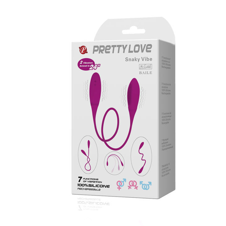 PRETTY LOVE - SNAKY DELUXE VIBRATOR 7 V PRETTY LOVE SMART NOCTURNA DESIRES