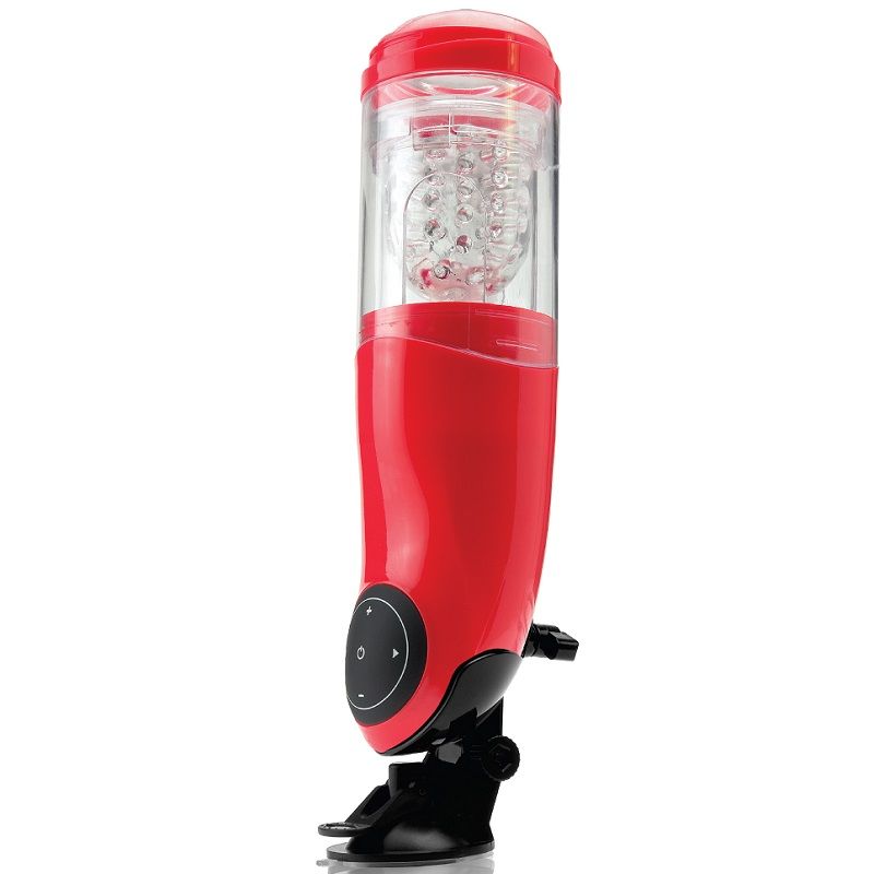 EXTREME TOYZ - PDX MEGA BATOR USB MALE MASTURBATOR MOUTH RED EXTREME TOYZ NOCTURNA DESIRES