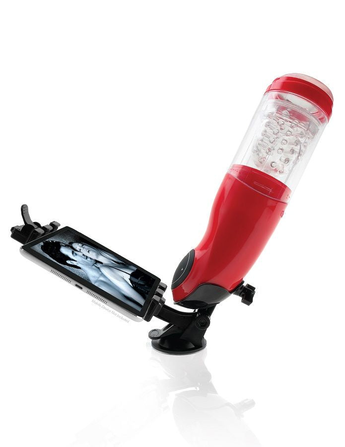 EXTREME TOYZ - PDX MEGA BATOR USB MALE MASTURBATOR MOUTH RED EXTREME TOYZ NOCTURNA DESIRES
