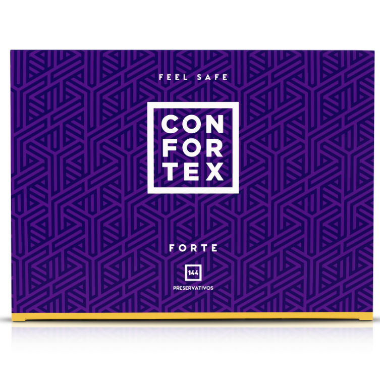 CONFORTEX - NATURE FORTE CONDOMS 144 UNITS CONFORTEX NOCTURNA DESIRES