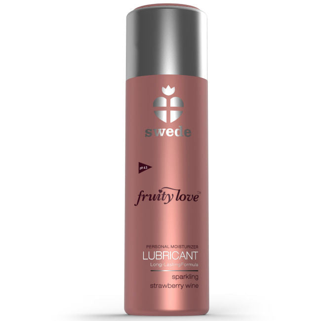 SWEDE - FRUITY LOVE LUBRICANT SPARKLING STRAWBERRY WINE 100 ML SWEDE NOCTURNA DESIRES
