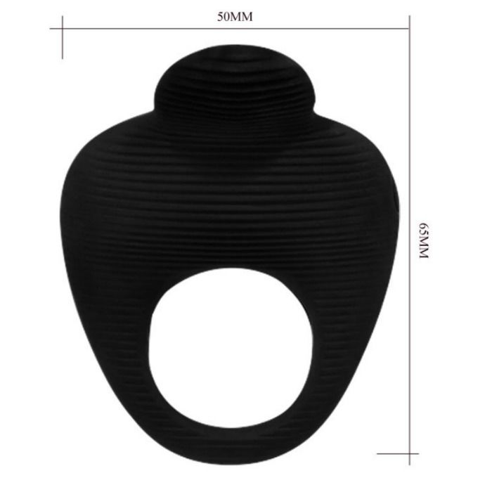 PRETTY LOVE - THIMBLE VIBRATOR RING BLACK PRETTY LOVE MALE NOCTURNA DESIRES