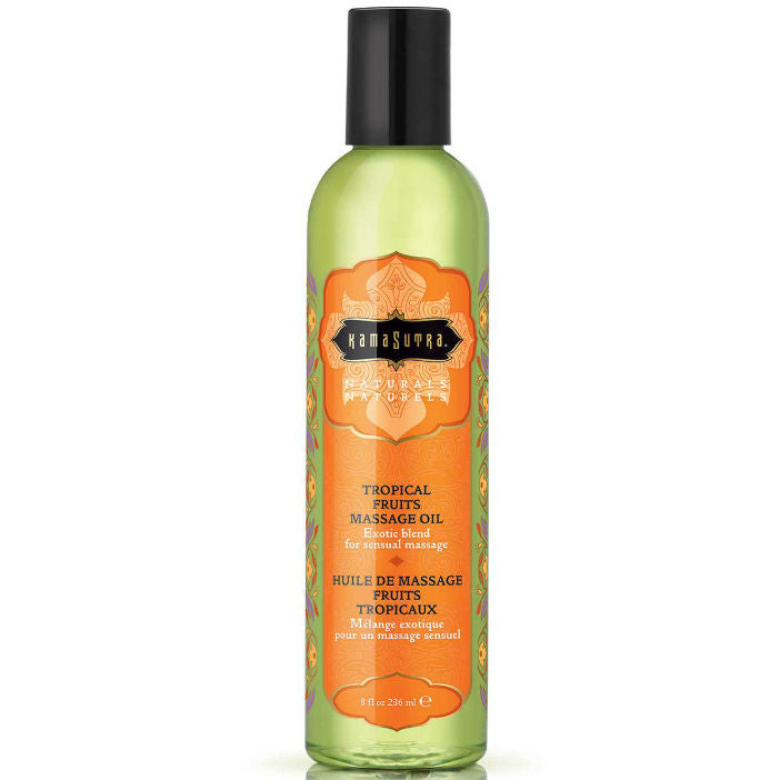 KAMASUTRA - NATURALS MASSAGE OIL TROPICAL FRUITS 236ML KAMASUTRA COSMETICS NOCTURNA DESIRES