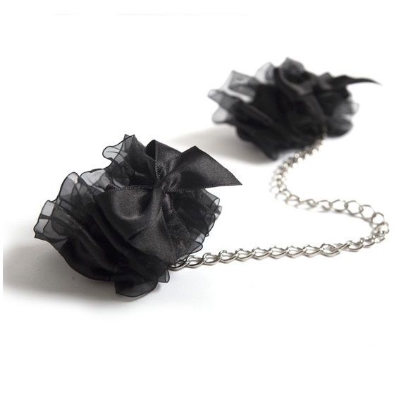 BIJOUX - INDISCRETS FROU FROU ORGANZA HANDCUFFS BIJOUX INDISCRETS NOCTURNA DESIRES