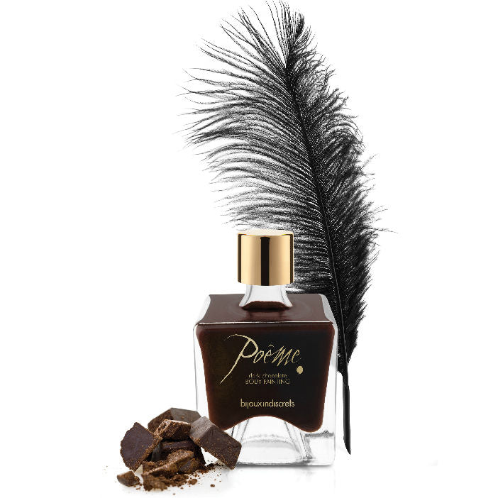 BIJOUX - POEME EDIBLE PAINT BLACK CHOCOLATE 50 GR - NOCTURNA DESIRES
