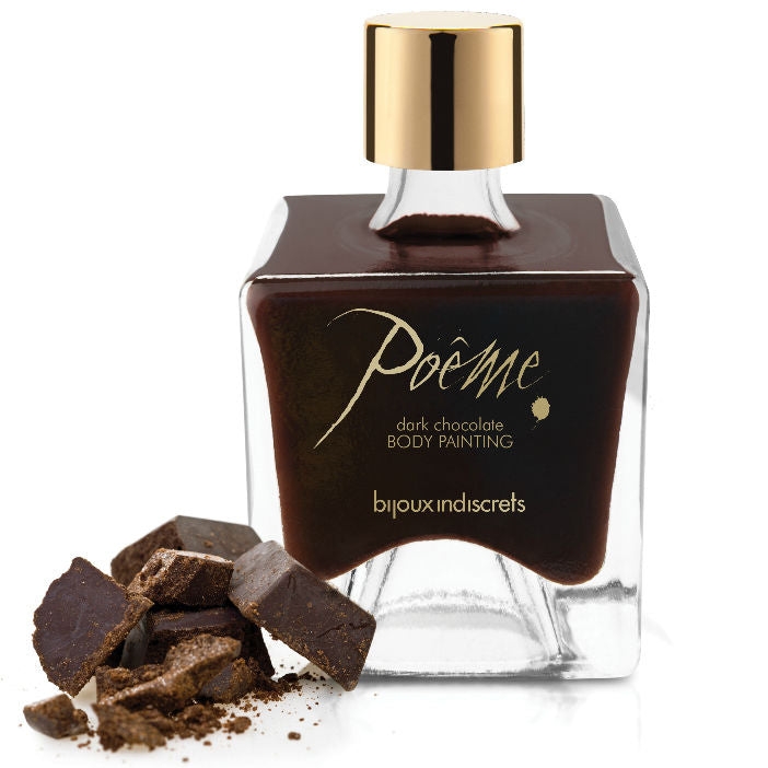BIJOUX - POEME EDIBLE PAINT BLACK CHOCOLATE 50 GR - NOCTURNA DESIRES
