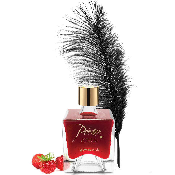 BIJOUX - POEME EDIBLE PAINT WILD STRAWBERRY 50 GR - NOCTURNA DESIRES