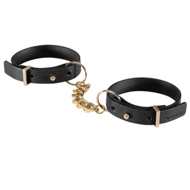 BIJOUX - INDISCRETS MAZE HANDCUFFS BLACK BRACELETS BIJOUX MAZE NOCTURNA DESIRES