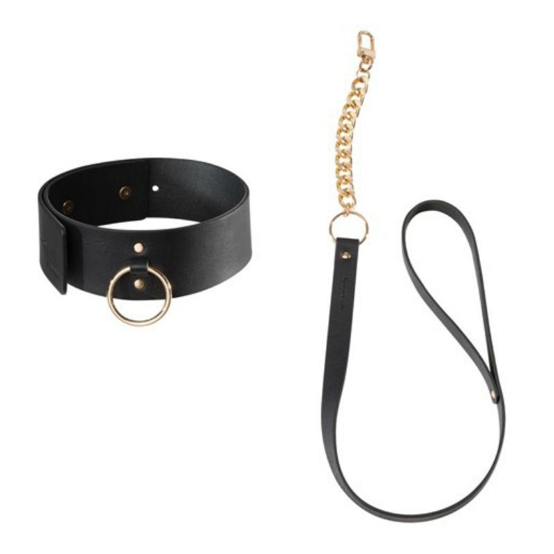 BIJOUX INDISCRETS MAZE - BLACK NECKLACE WITH STRAP BIJOUX MAZE NOCTURNA DESIRES