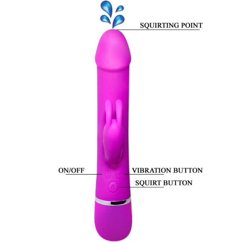 PRETTY LOVE - HENRY VIBRATOR WITH 12 VIBRATION MODES AND SQUIRT FUNCTION PRETTY LOVE SMART NOCTURNA DESIRES