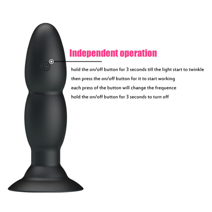 PRETTY LOVE - PLUG VIBRATOR AND ROTATION BY REMOTE CONTROL PRETTY LOVE BOTTOM NOCTURNA DESIRES