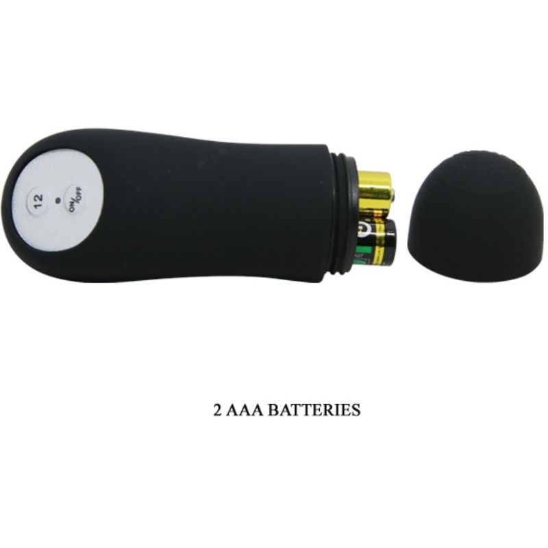 PRETTY LOVE - SILICONE ANAL PLUG PENIS FORM AND 12 VIBRATION MODES BLACK PRETTY LOVE BOTTOM NOCTURNA DESIRES