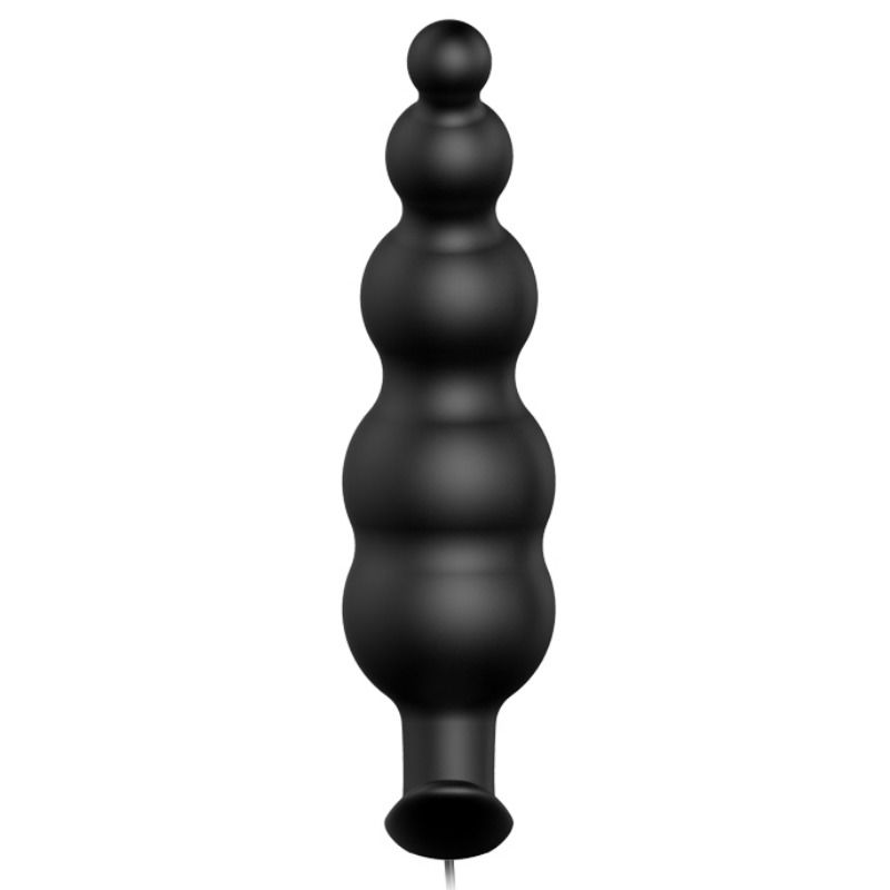 PRETTY LOVE - ANAL PLUG SILICONE EXTRA STIMULATION AND 12 VIBRATION MODES BLACK REMOTE CONTROL PRETTY LOVE BOTTOM NOCTURNA DESIRES