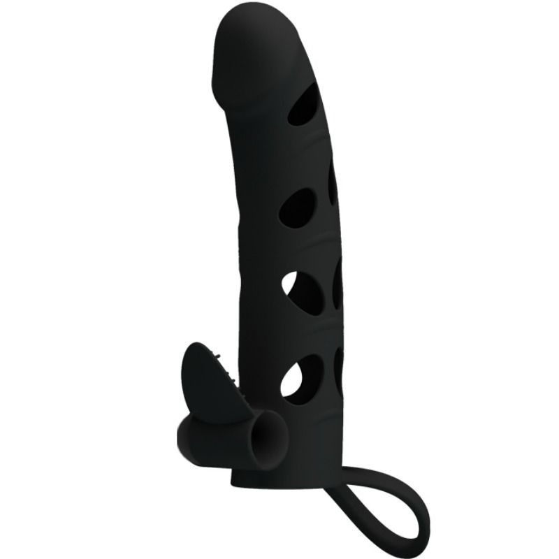 PRETTY LOVE - SILICONE COVER WITH VIBRATION 15.2 CM PRETTY LOVE MALE NOCTURNA DESIRES