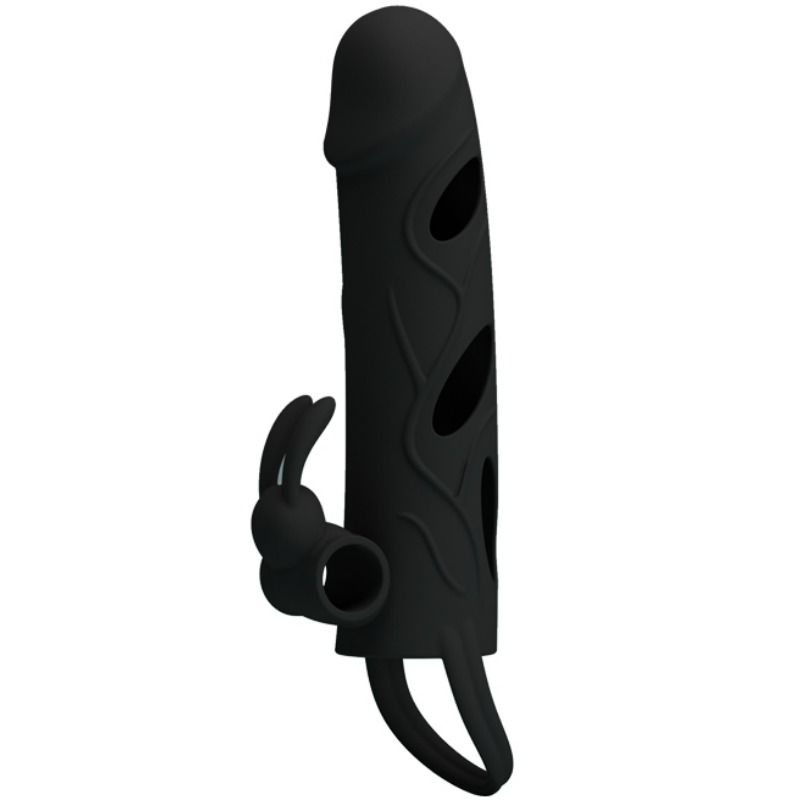 PRETTY LOVE - SILICONE COVER WITH VIBRATION 14 CM 1.0 PRETTY LOVE MALE NOCTURNA DESIRES