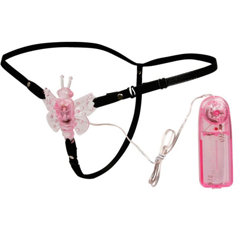 BAILE - HARNESS WITH MULTIVESPEED VIBRATING BUTTERFLY BAILE STIMULATING NOCTURNA DESIRES