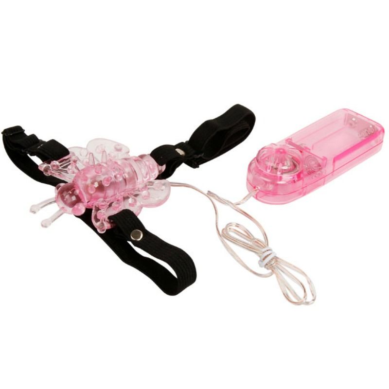 BAILE - HARNESS WITH MULTIVESPEED VIBRATING BUTTERFLY BAILE STIMULATING NOCTURNA DESIRES