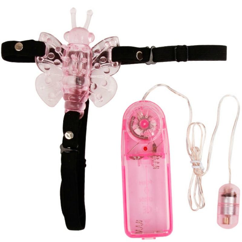 BAILE - HARNESS WITH MULTIVESPEED VIBRATING BUTTERFLY BAILE STIMULATING NOCTURNA DESIRES