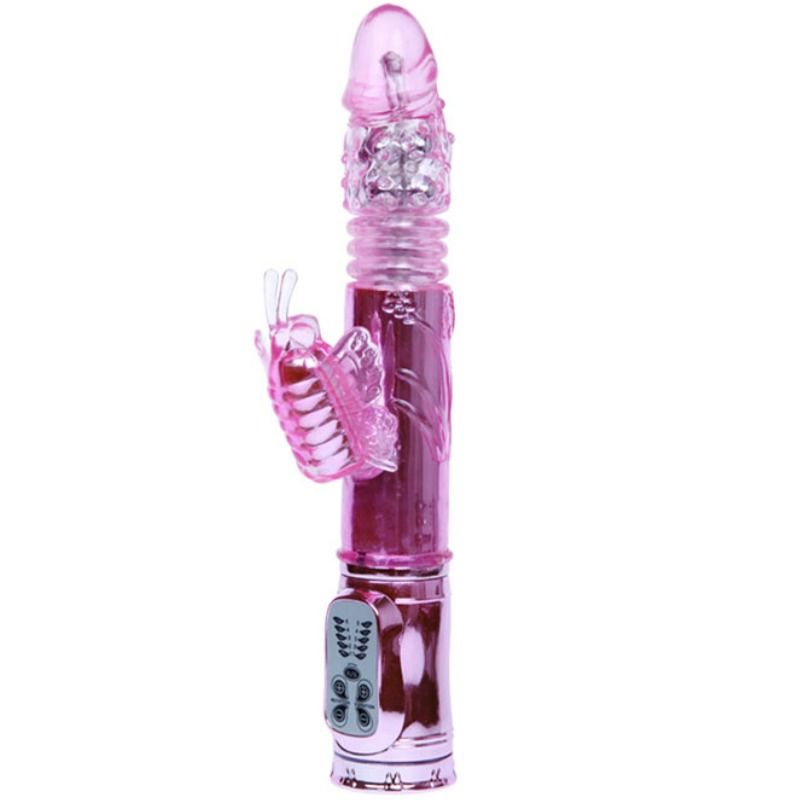 BAILE - RECHARGEABLE VIBRATOR WITH ROTATION AND THROBBING BUTTERF STIMULATOR BAILE ROTATIONS NOCTURNA DESIRES