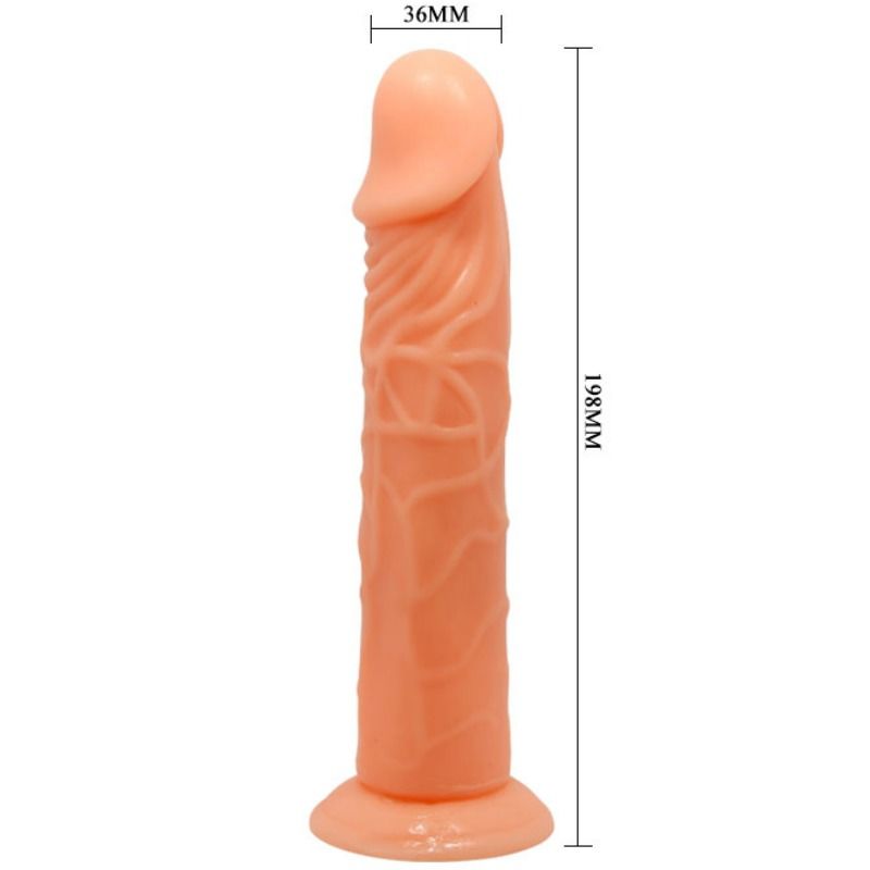BAILE - VIVE REALISTIC DILDO 19.8 CM NATURAL COLOR - NOCTURNA DESIRES