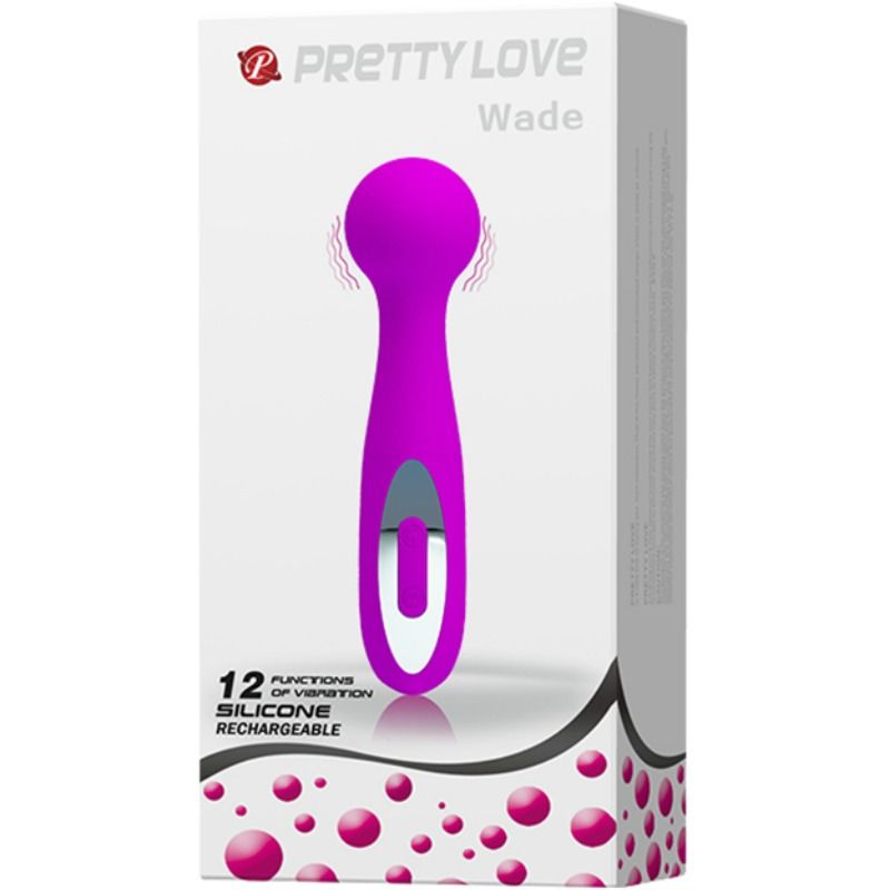 PRETTY LOVE - WADE RECHARGEABLE MASSAGER 12 FUNCTIONS PRETTY LOVE NOCTURNA DESIRES