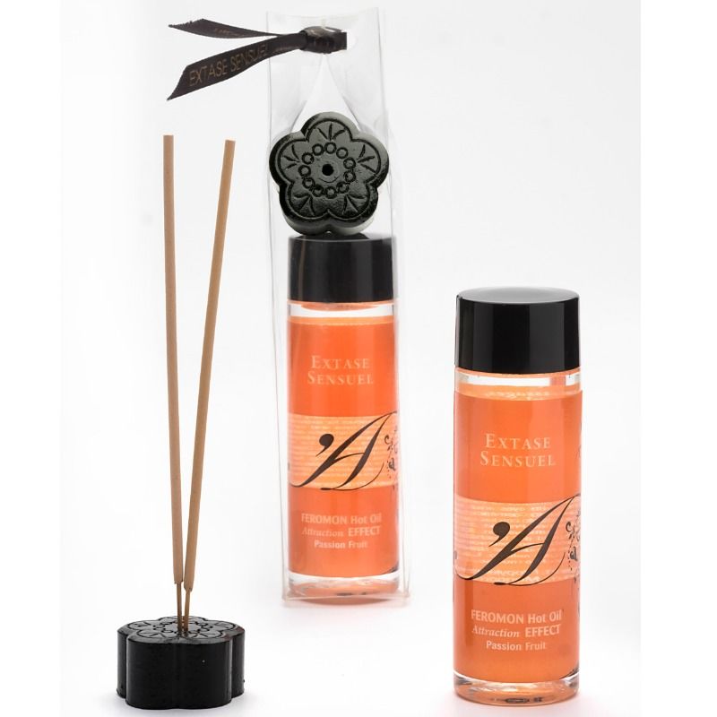 EXTASE SENSUAL - HEAT EFFECT MASSAGE OIL WITH PASSION FRUIT PHEROMONES 100 ML EXTASE SENSUAL NOCTURNA DESIRES
