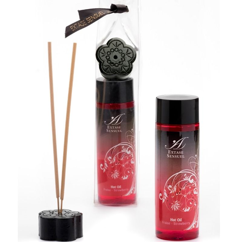 EXTASE SENSUAL - STRAWBERRY HEAT STIMULATING OIL 100 ML EXTASE SENSUAL NOCTURNA DESIRES