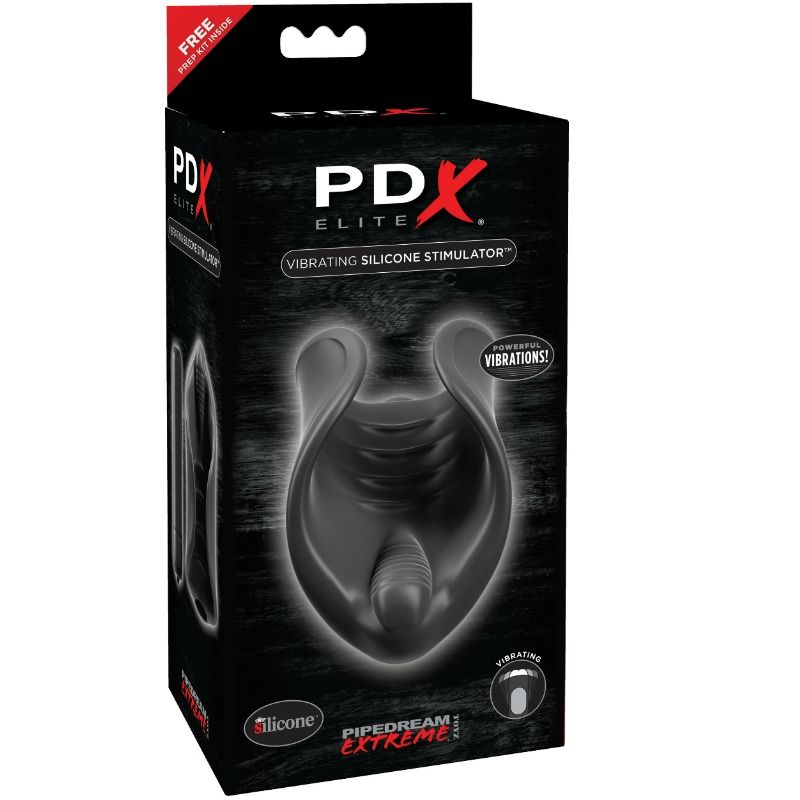 PDX ELITE - VIBRATING SILICONE STIMULATOR PDX ELITE NOCTURNA DESIRES